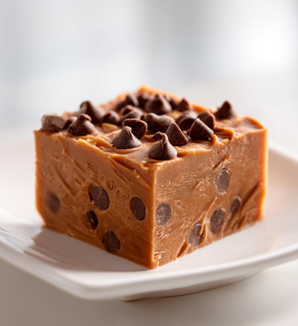 cookie dough fudge is a delicious dessert treat