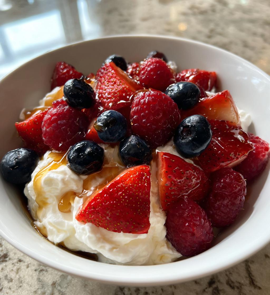 cottage cheese with berries recipe