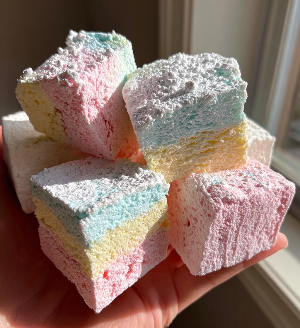 cotton candy marshmallows are a sweet delight - detail 1