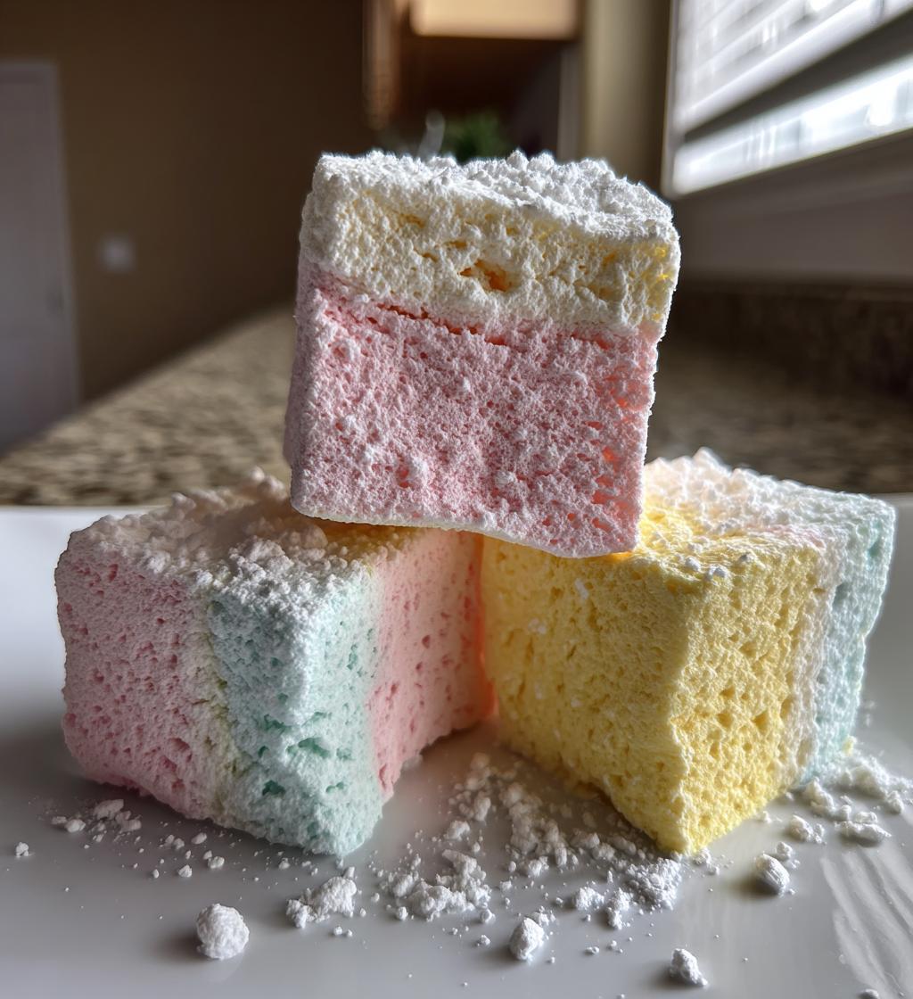 cotton candy marshmallows are a sweet delight