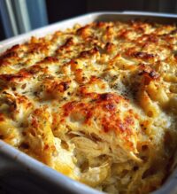 creamy chicken alfredo bake recipe