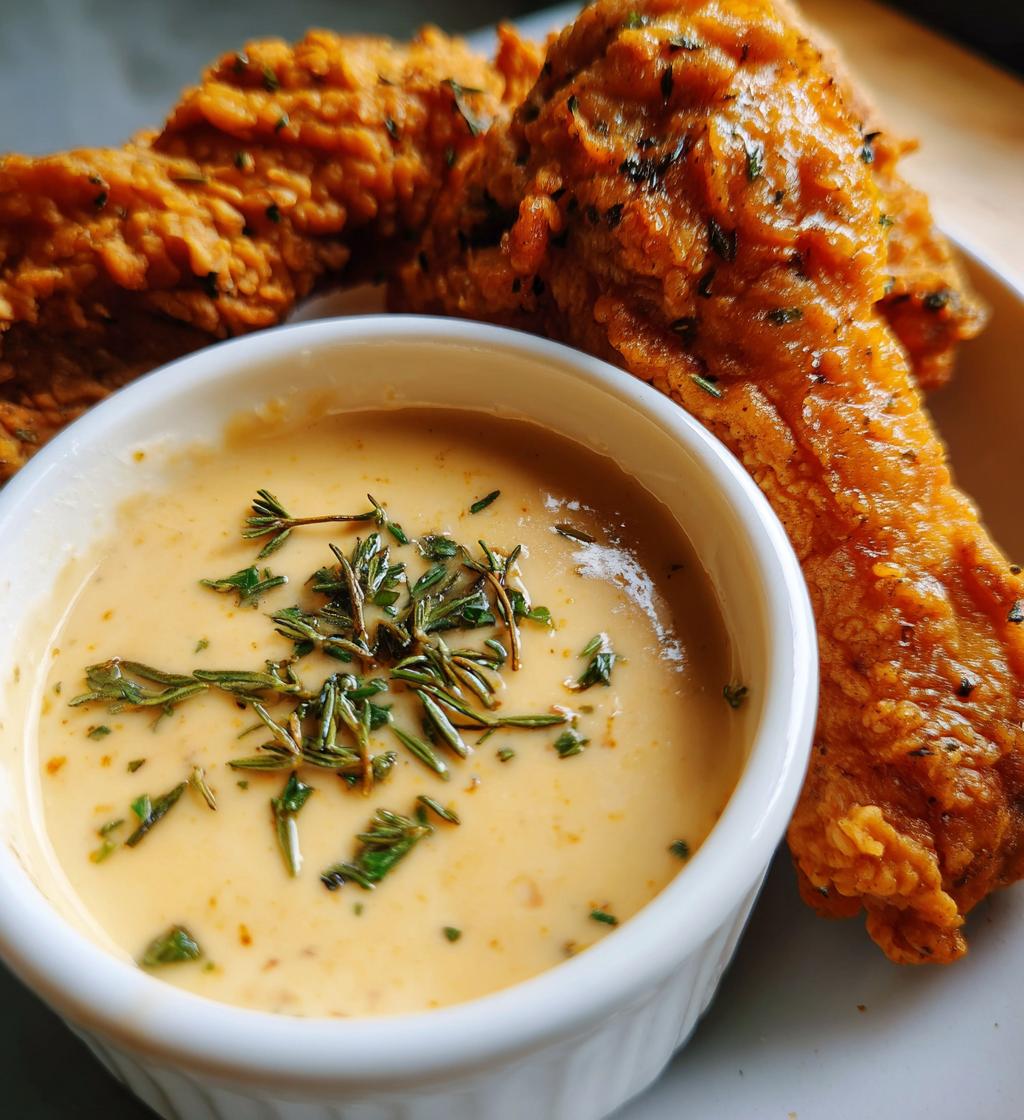 creamy sauce for dipping chicken recipe - detail 1