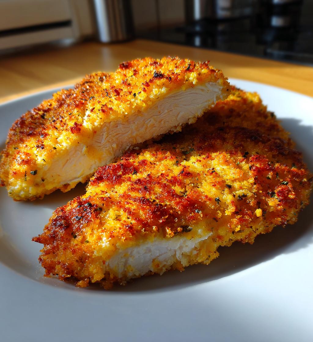 crispy air fryer breaded chicken breast a must try delight - detail 1