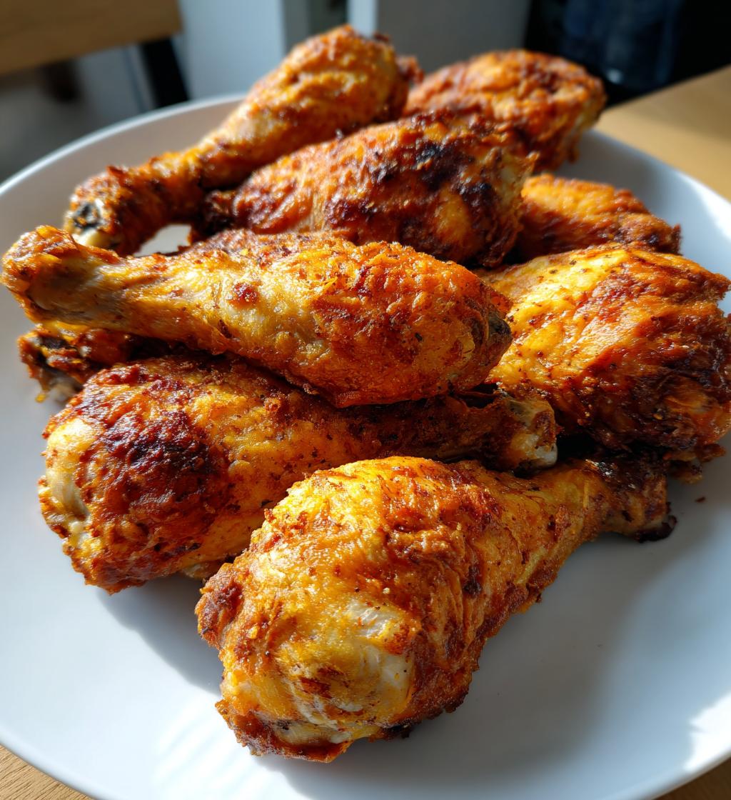crispy air fryer chicken legs recipe