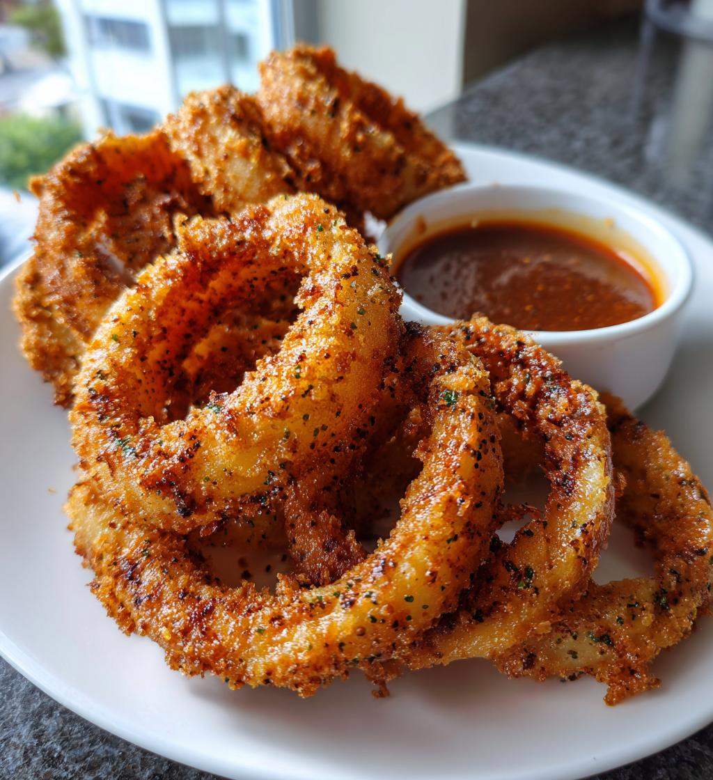 crispy air fryer onion rings a crunchy delight awaits - detail 1