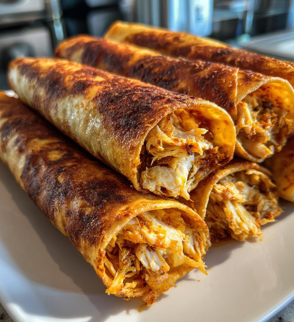 crispy chicken taquitos recipe - detail 1
