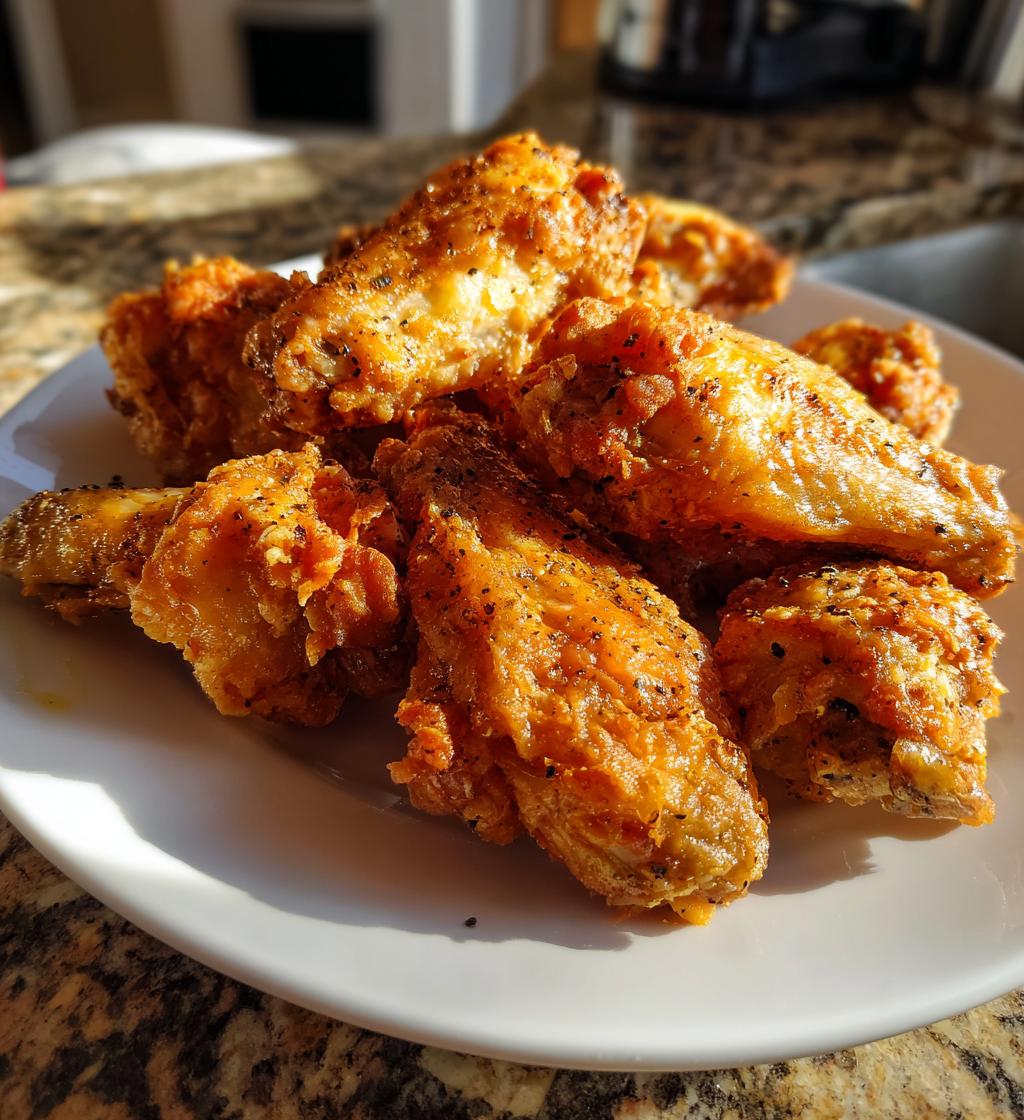 crispy chicken wings recipe - detail 1