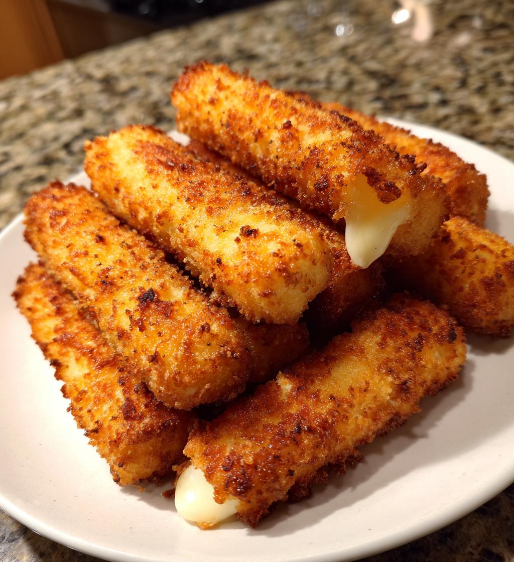 crispy mozzarella sticks recipe