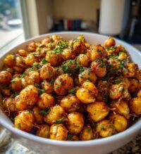 crispy roasted chickpeas recipe