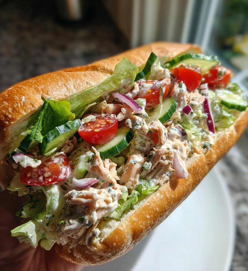 cucumber turkey sub salad recipe - detail 1