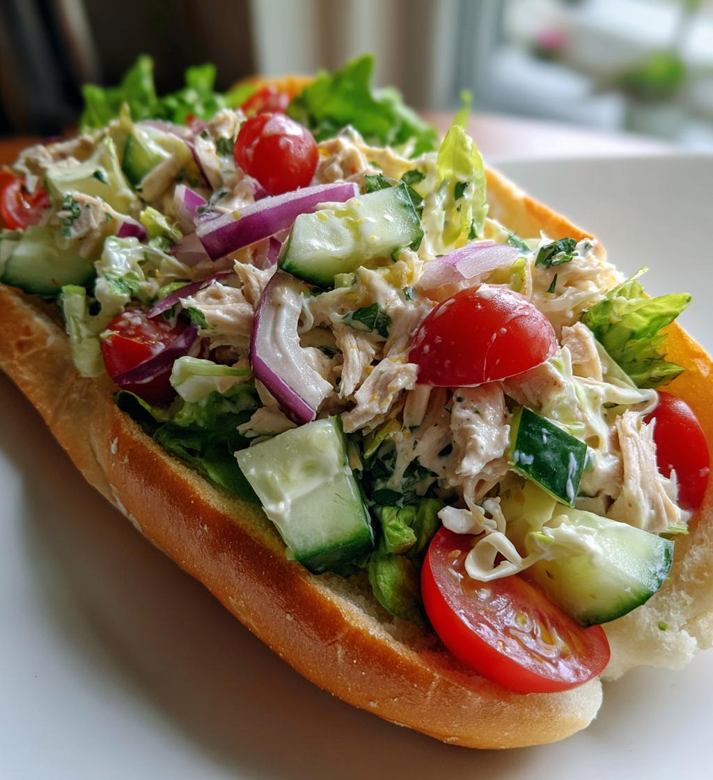 cucumber turkey sub salad recipe