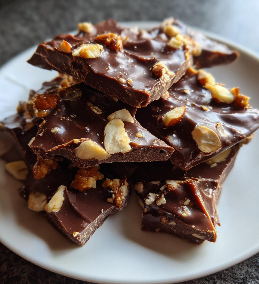 dark chocolate with almonds recipe - detail 1