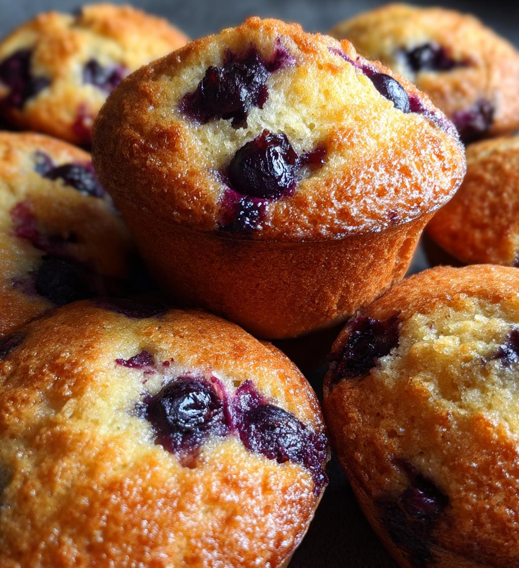 easy blueberry muffins from cake mix recipe