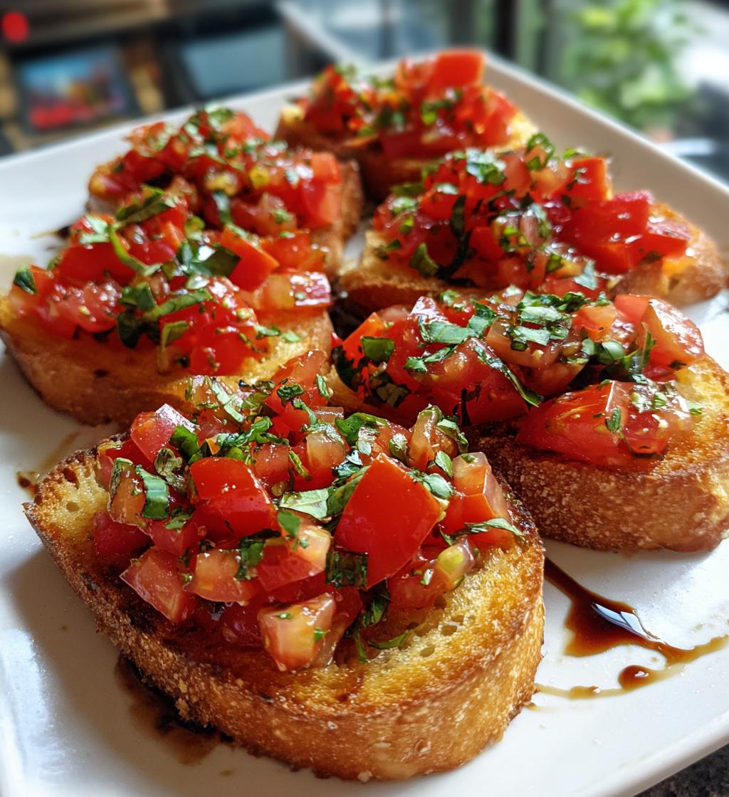 easy bruschetta recipe - detail 1