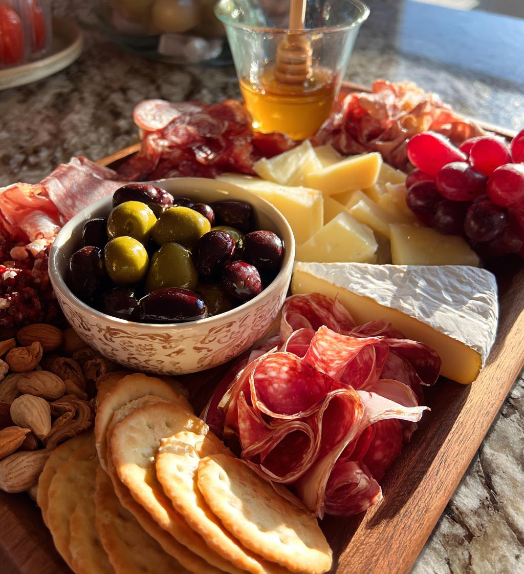 easy charcuterie board recipe - detail 1