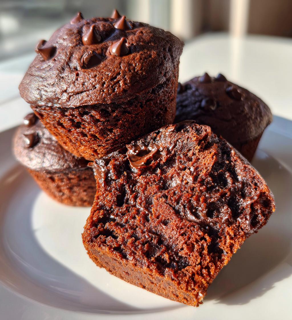 easy chocolate muffin recipe - detail 1