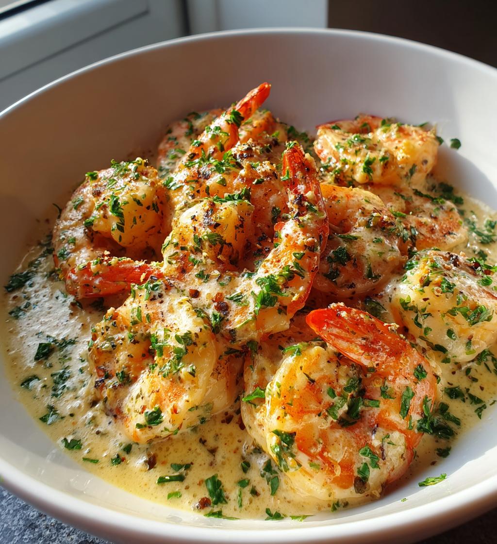 easy creamy garlic shrimp is a delicious recipe - detail 1