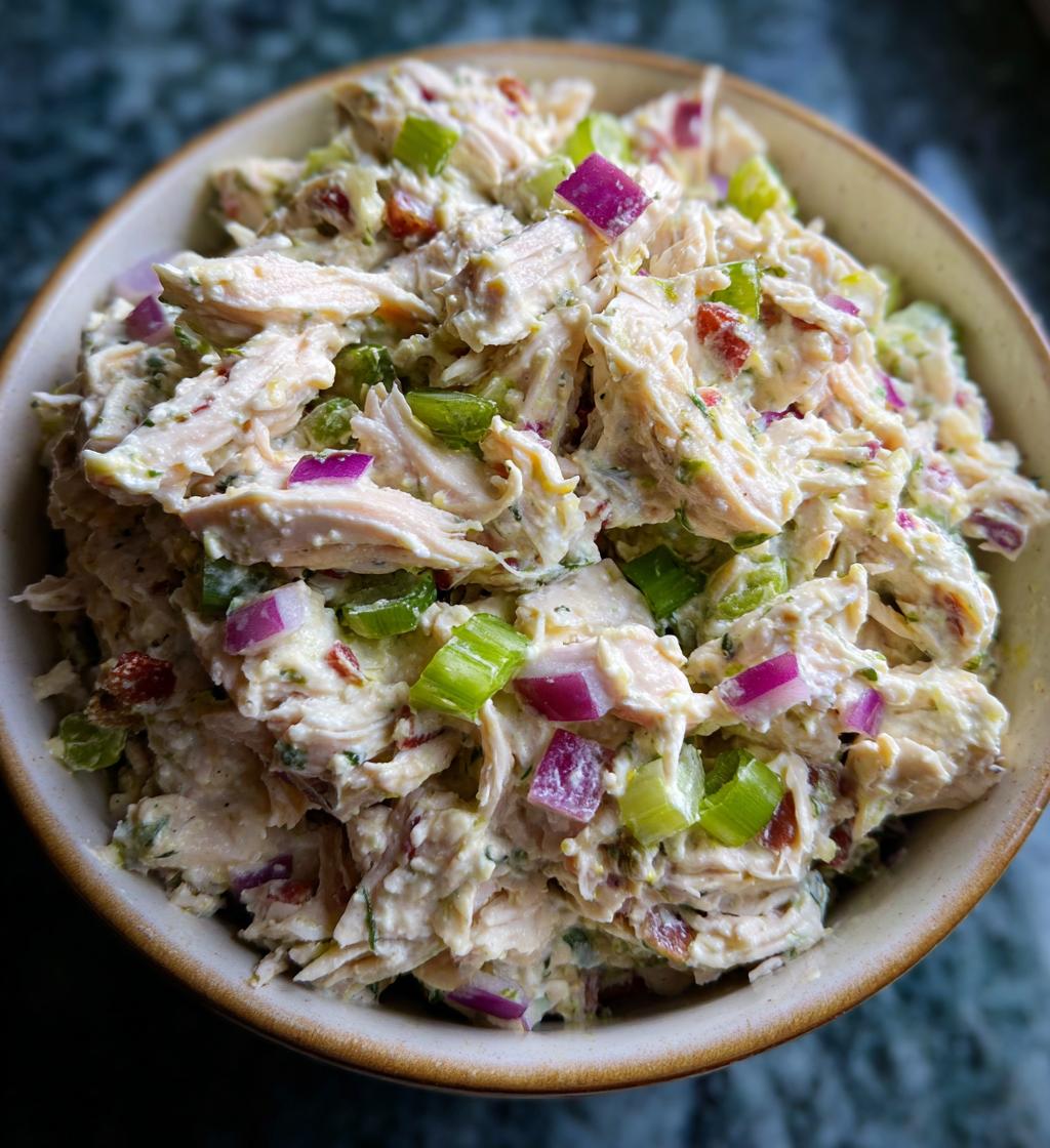 easy keto chicken salad recipe - detail 1
