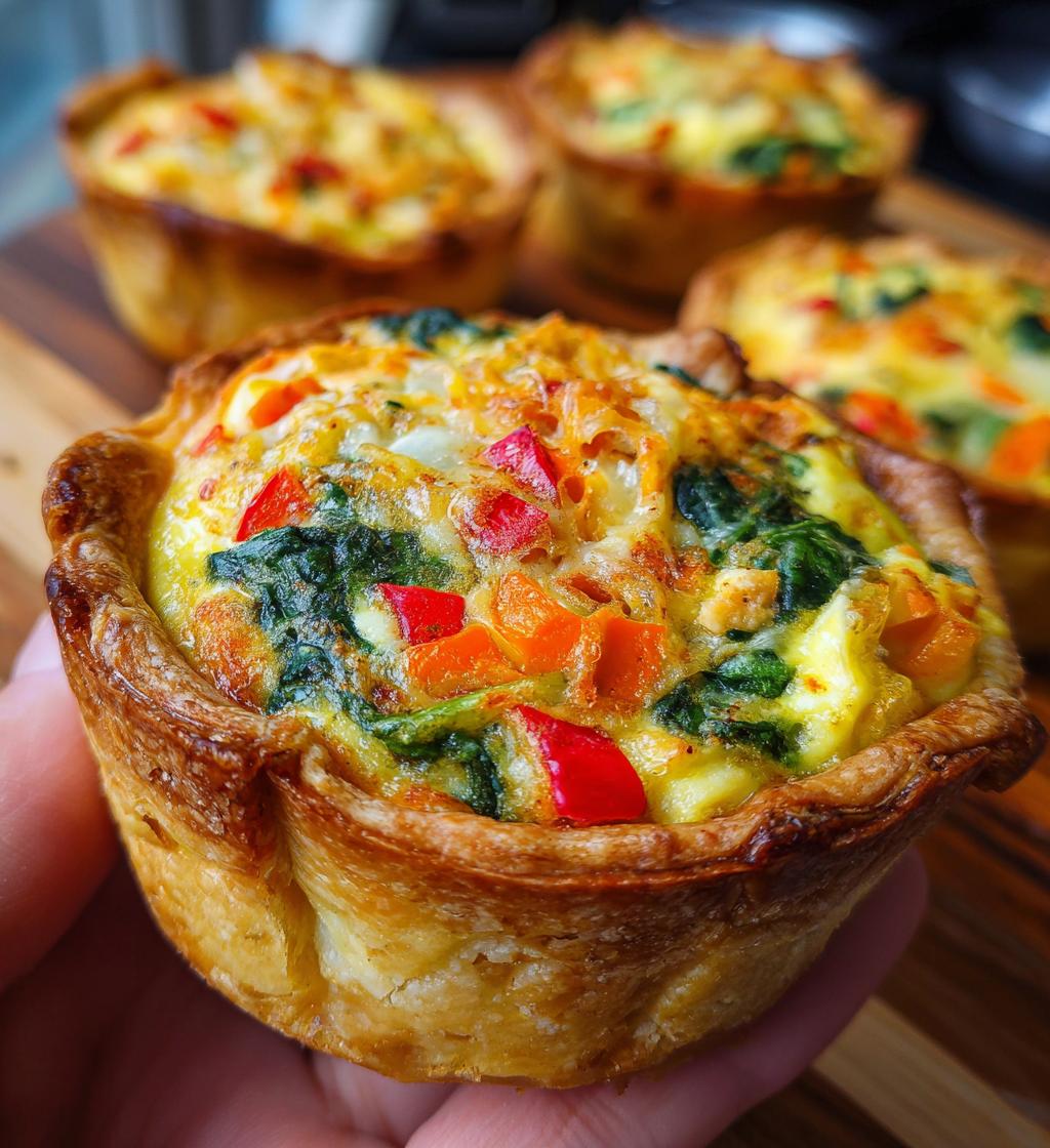 easy mini quiches recipe - detail 1