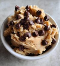 edible chocolate chip cookie dough is a tasty treat