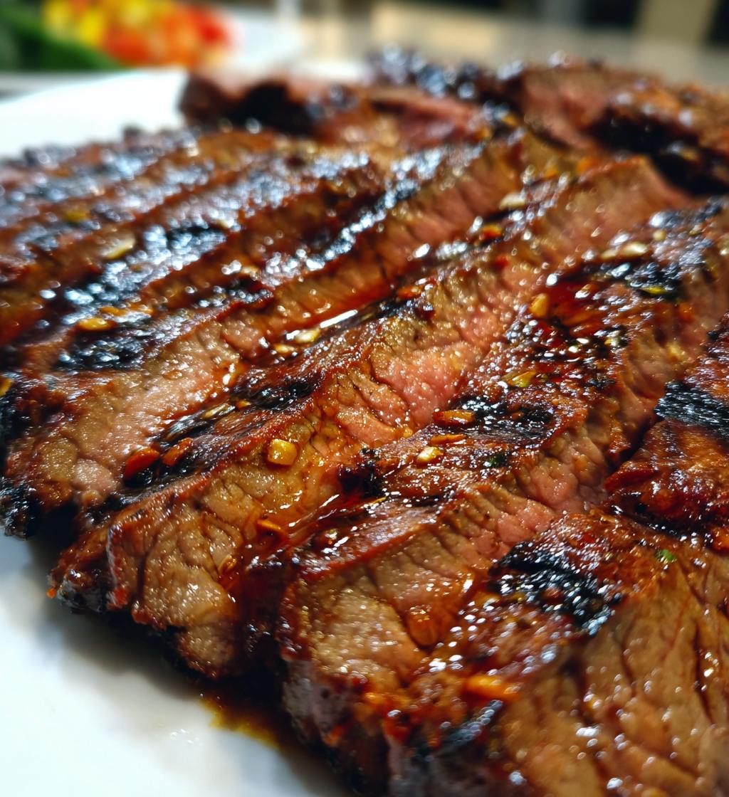 flank steak with soy marinade recipe