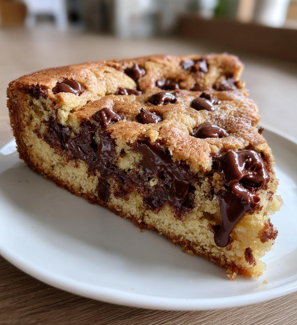 giant chocolate chip cookie cake is a must try dessert