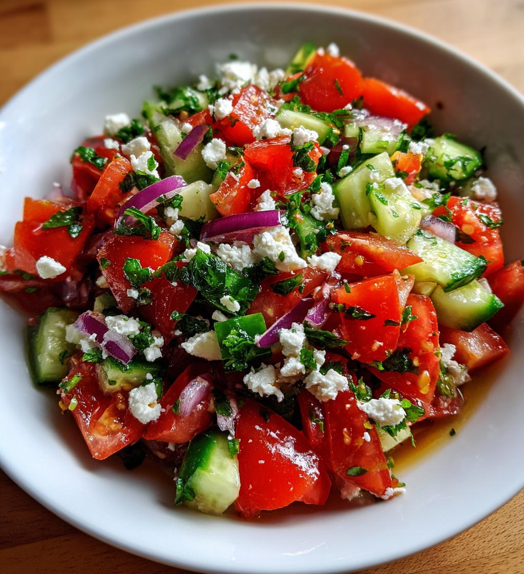 greek salsa is a delicious twist on traditional salsa - detail 1