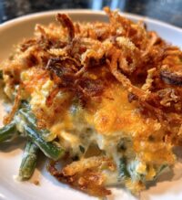 green bean cacheesy hash brown casserole recipe delight