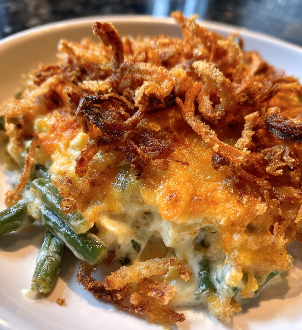 green bean cacheesy hash brown casserole recipe delight