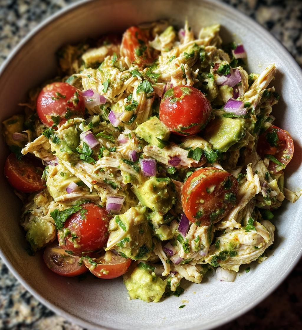 healthy avocado chicken salad is a nutritious choice