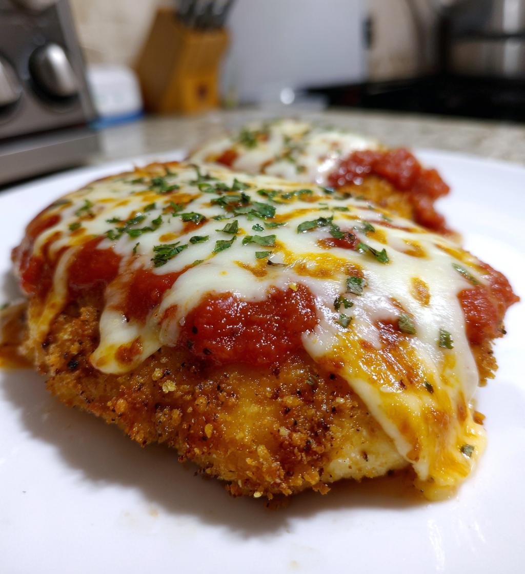 healthy chicken parm recipe - detail 1