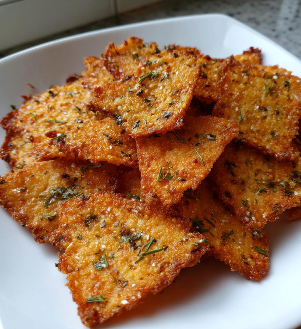 high protein cottage cheese chips for healthy snacking - detail 1