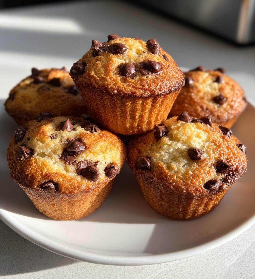 homemade chocolate chip muffins recipe
