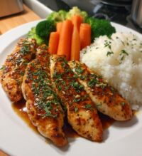 honey garlic chicken breasts are a delicious dinner option