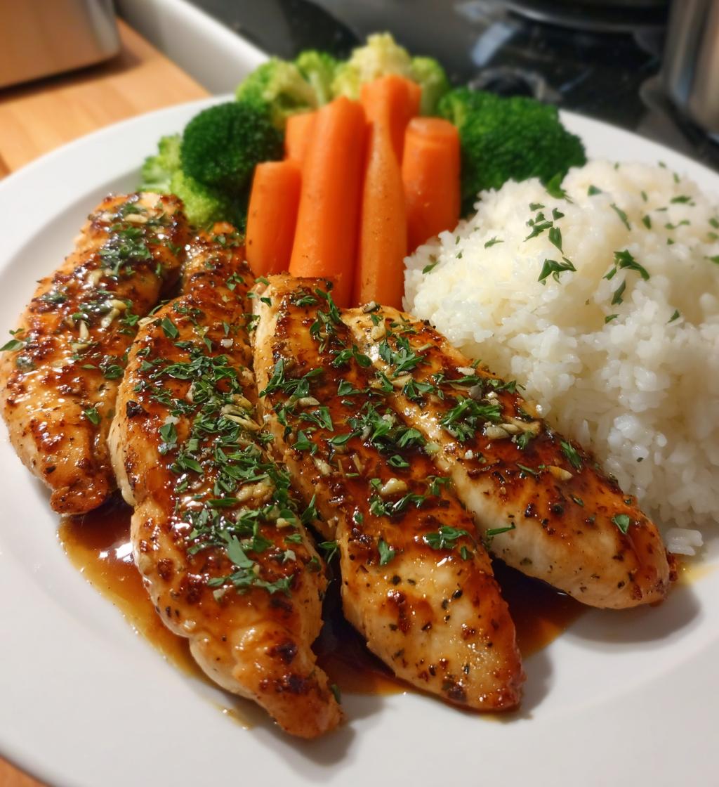 honey garlic chicken breasts are a delicious dinner option