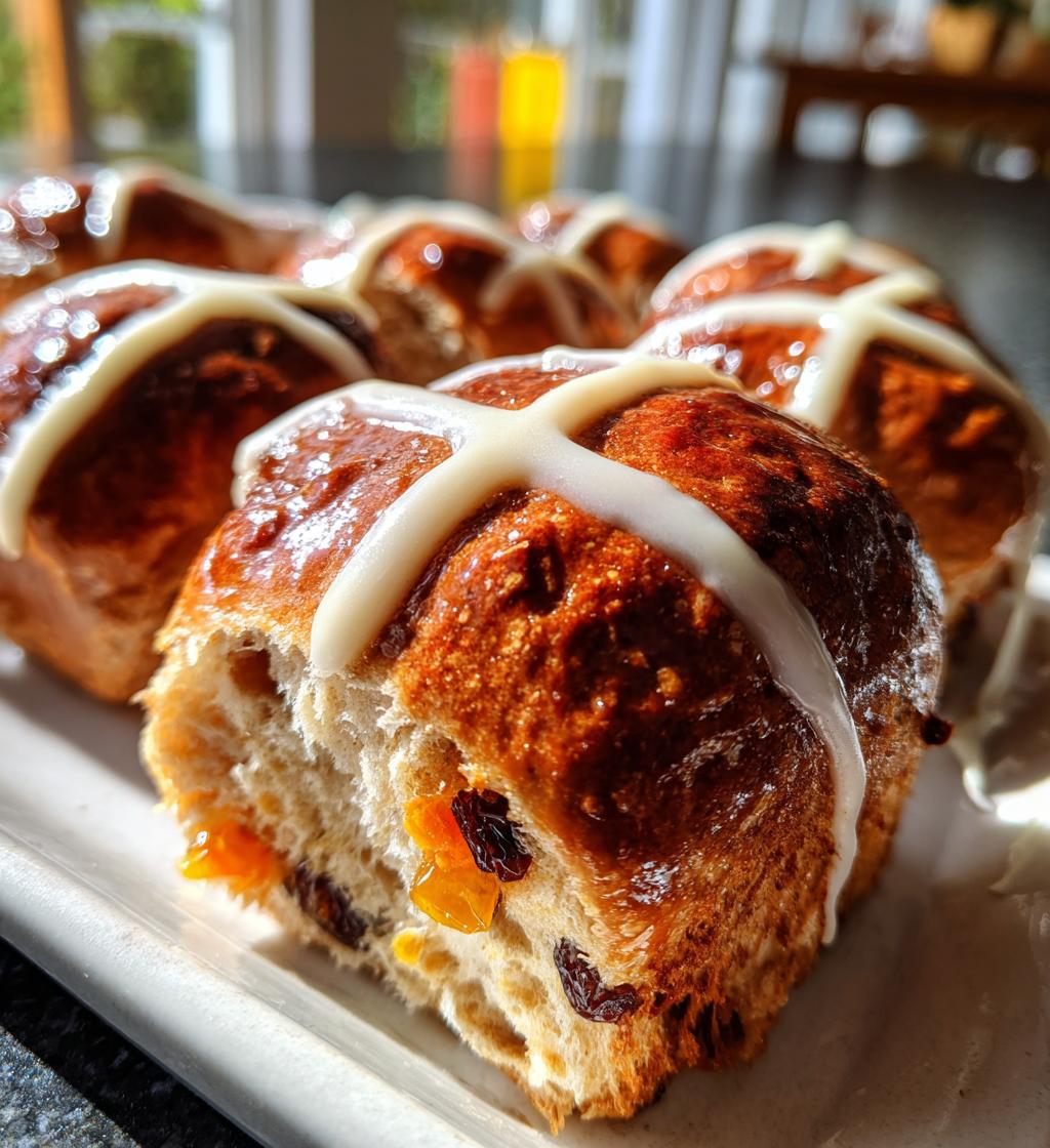 hot cross buns are a delicious easter treat - detail 1