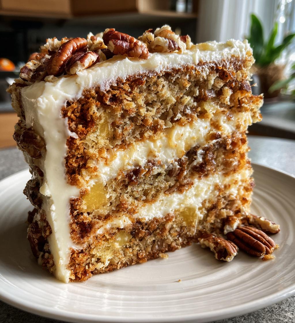 hummingbird cake is a delicious tropical dessert