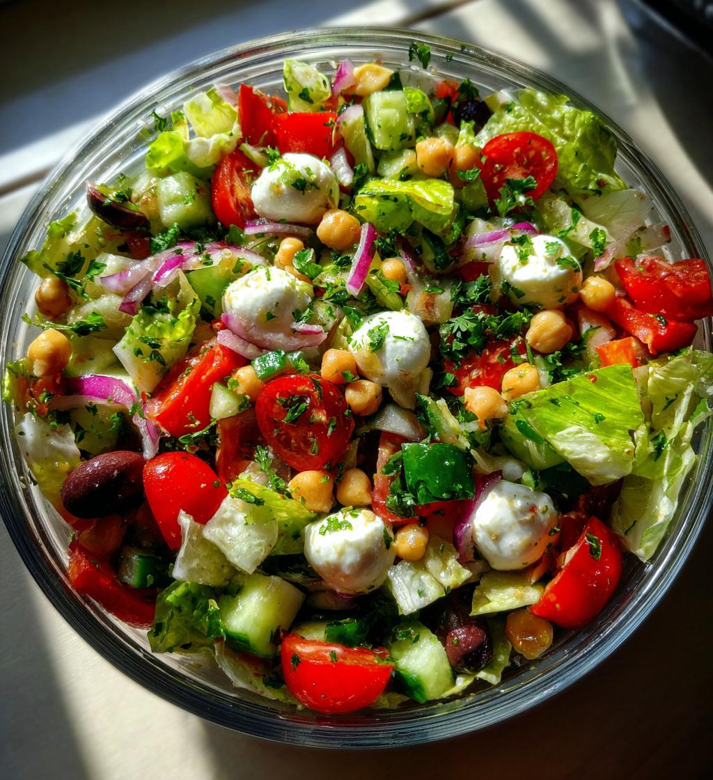 italian chopped salad is a refreshing meal option - detail 1