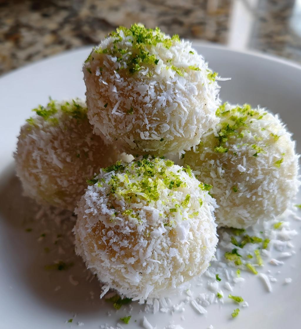 lime coconut truffles recipe - detail 1