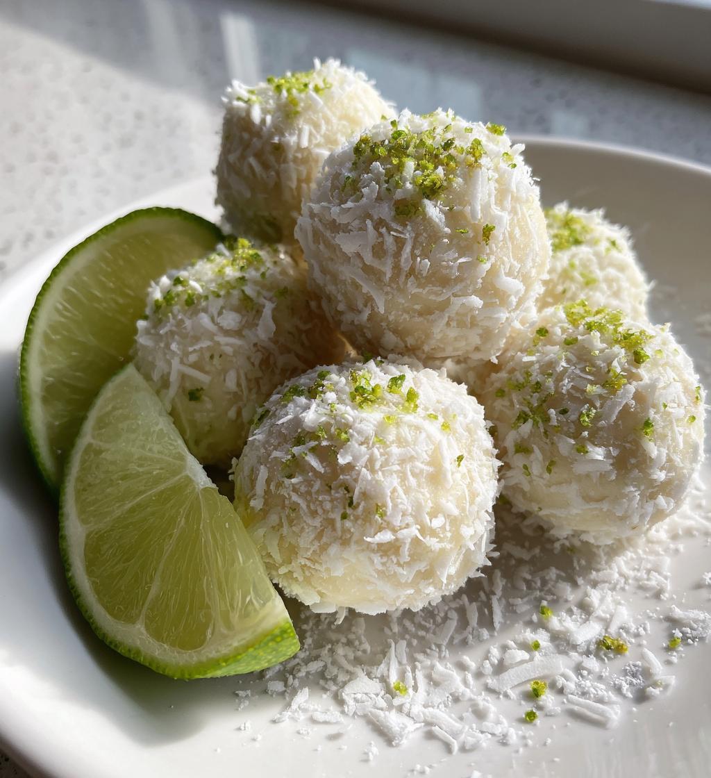 lime coconut truffles recipe