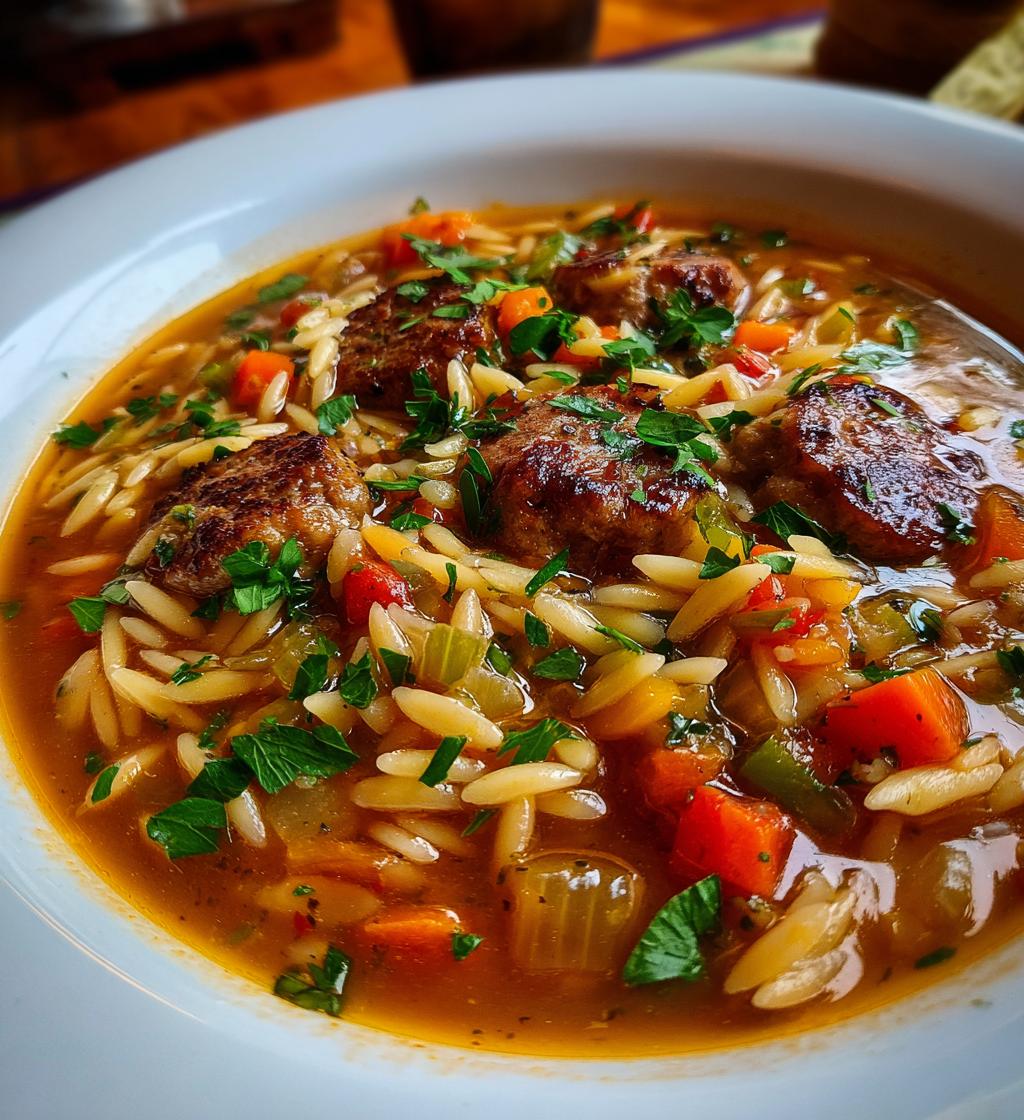 marry me sausage orzo soup is a delicious recipe - detail 1