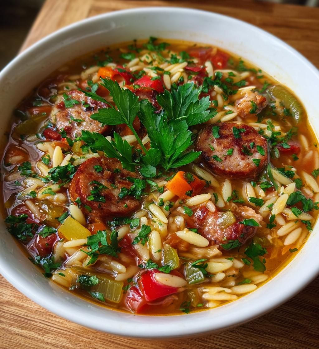 marry me sausage orzo soup is a delicious recipe