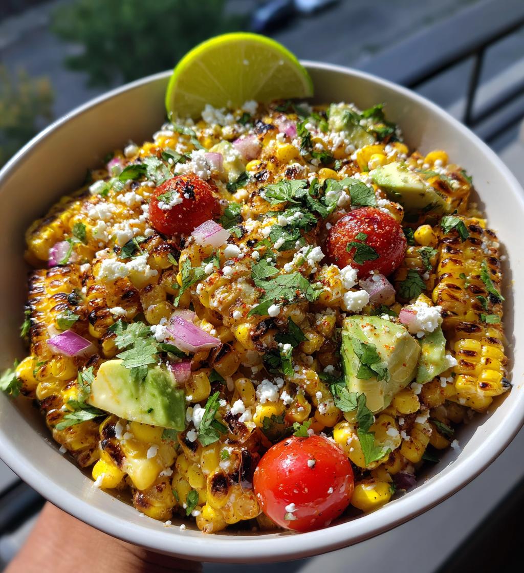 mexican street corn salad recipe - detail 1