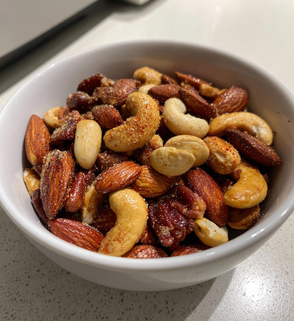 mixed nuts recipe simple healthy snack - detail 1