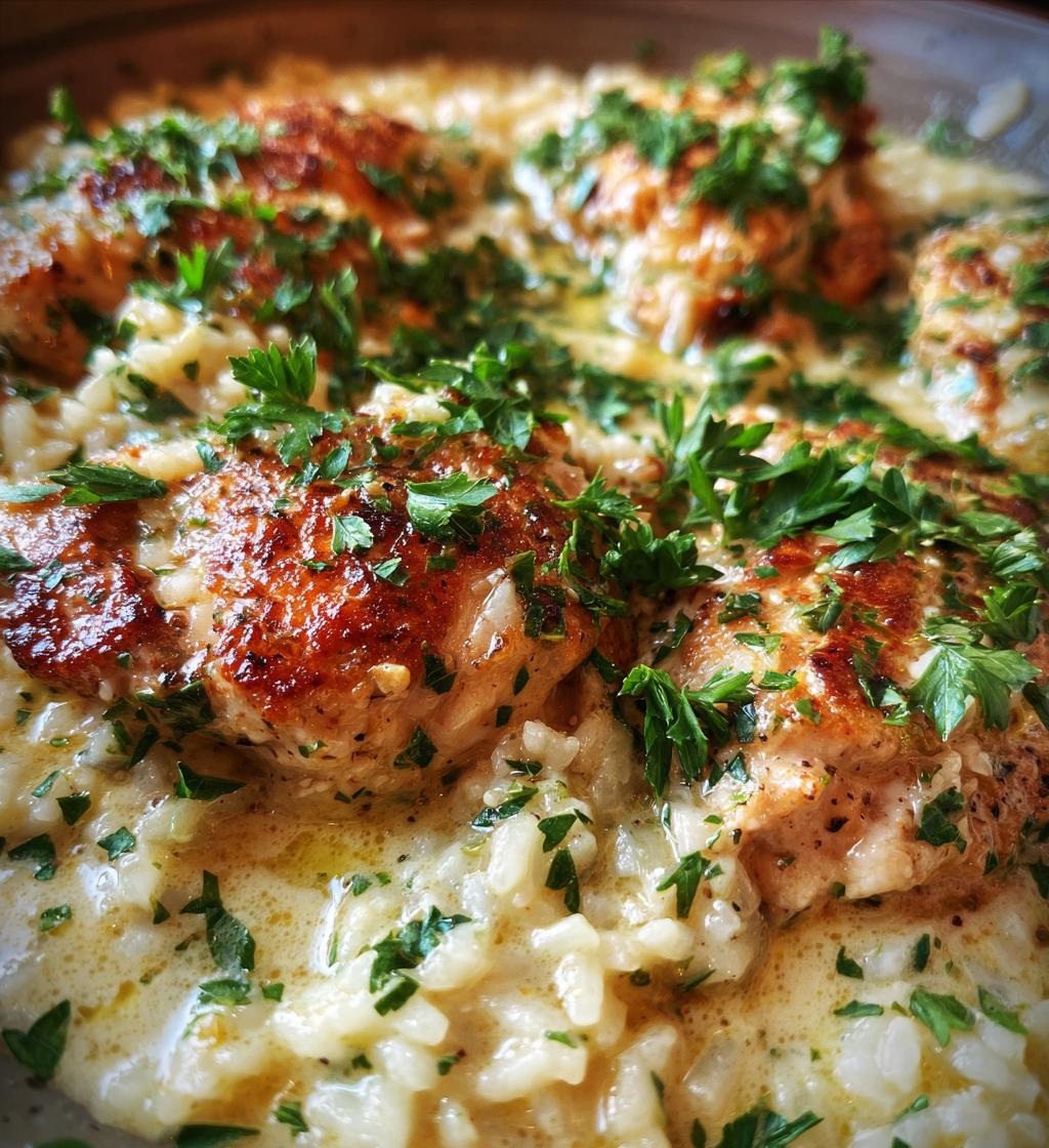 one pan creamy parmesan chicken rice is delicious - detail 1