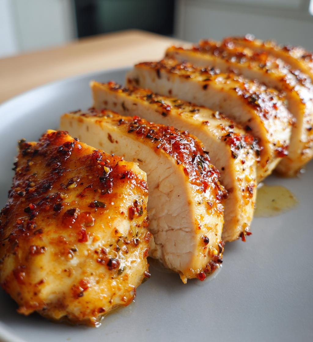 oven baked chicken breast is a delicious meal option - detail 1