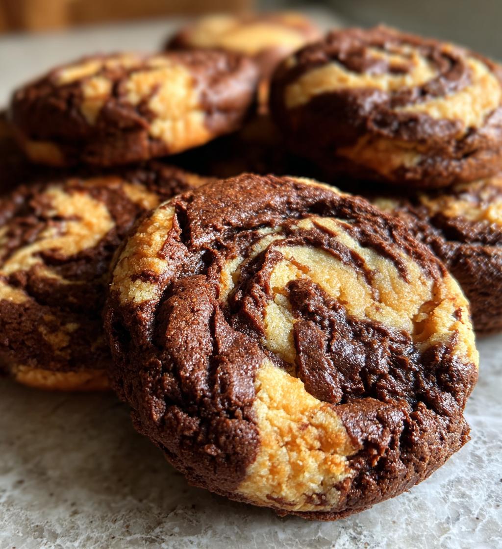 peanut butter brownie swirl cookies are a must try - detail 1