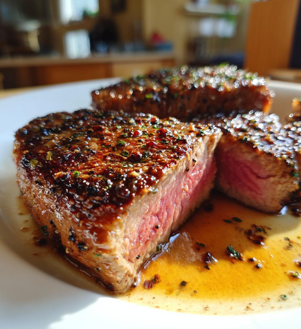 peppercorn steak is a delicious dinner choice - detail 1
