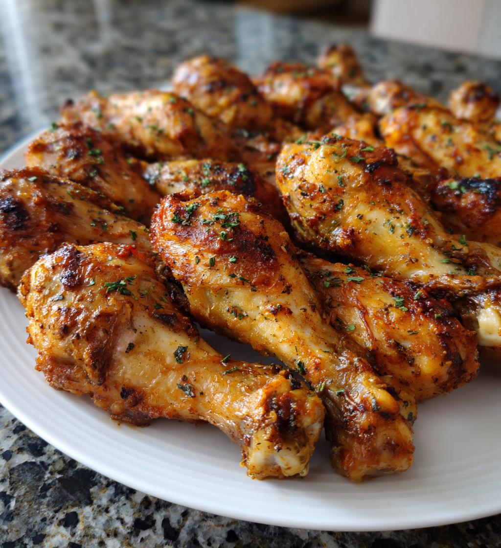 perfect air fryer chicken drumsticks recipe - detail 1