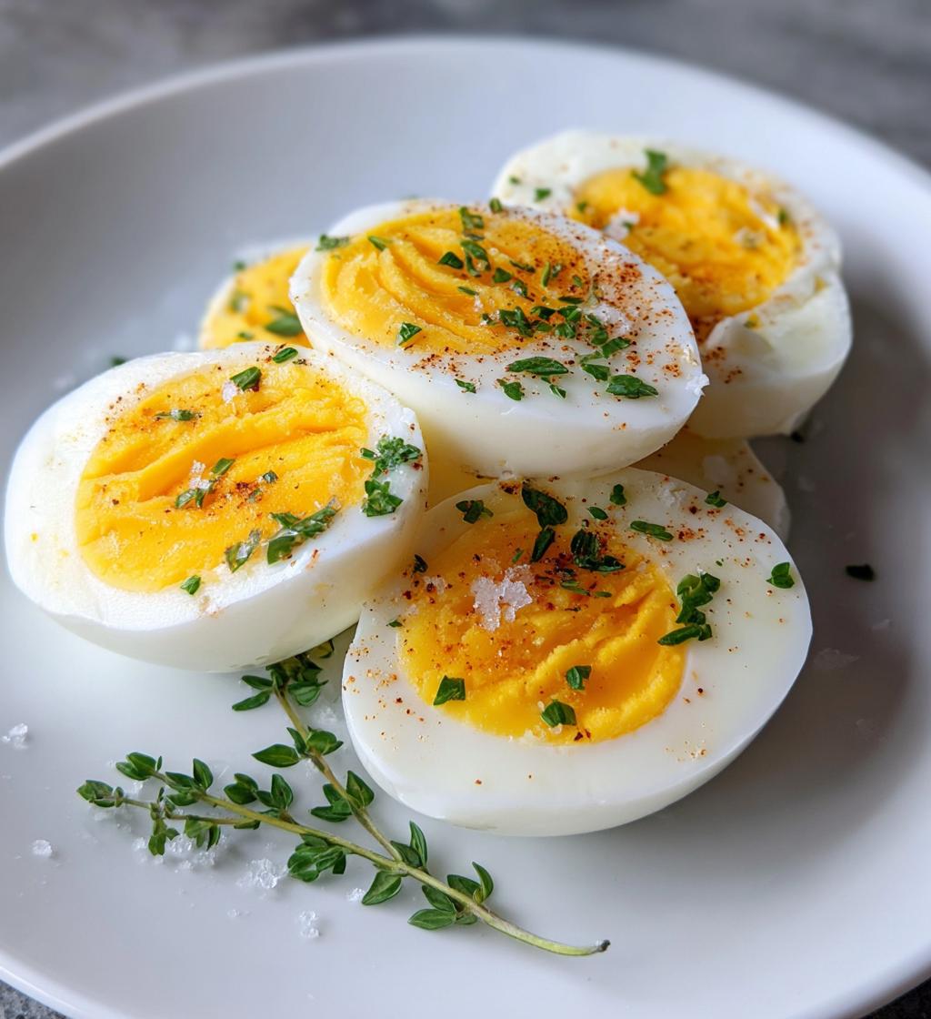 perfect hard boiled eggs recipe